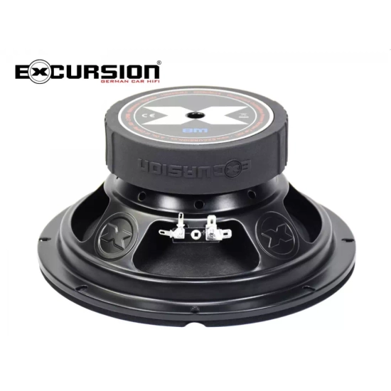 Excursion RX-8C  2-drożny zestaw głośnikowy SQ: 2 tweetery 26mm, 2 woofery 200mm, 4 zwrotnice pasywne (2xLP, 2xHP) - 2ohm, 150/400W, 95dB, 35-30000Hz,